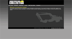 Desktop Screenshot of constructioncollector.com
