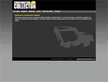 Tablet Screenshot of constructioncollector.com